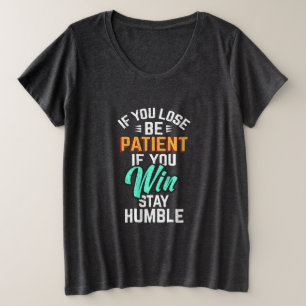 Quando você Perder ou ganha mais o tamanho T-Shirt