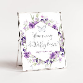 Quantas borboletas beijam o poster de jogos de chá