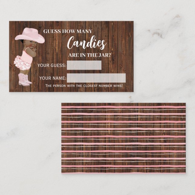 Quantas Canais Um Cartão De Jogo De Chá de fraldas (Frente/Verso)