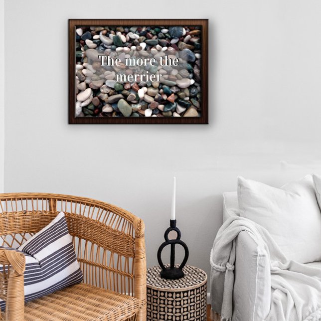 Quanto mais feliz for o ditado motivacional poster (Criador carregado)