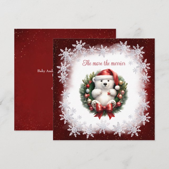 Quanto Mais Merrier Anúncio De Gravidez (Frente/Verso)