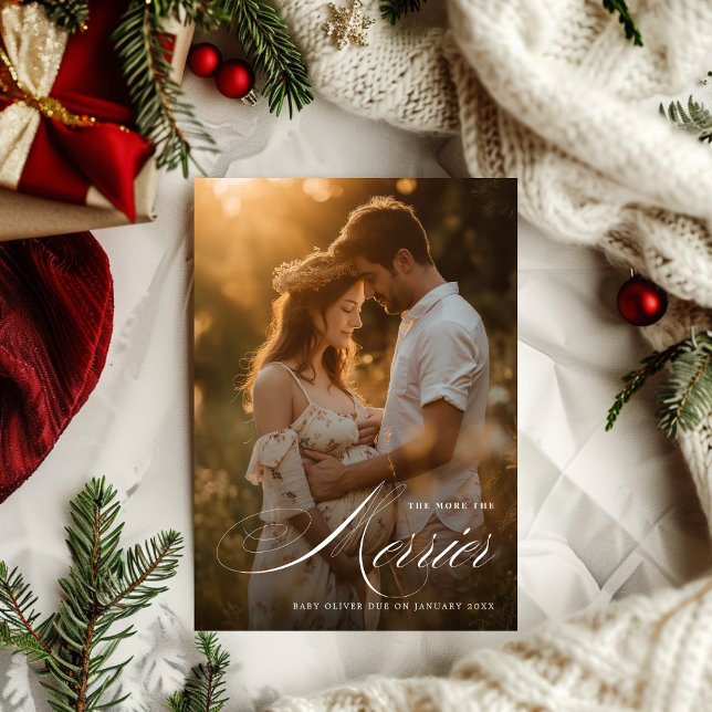 Quanto Mais Merrier Anúncio De Gravidez Foto (Criador carregado)