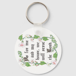 Quanto para a mim e a minha casa… Chaveiro