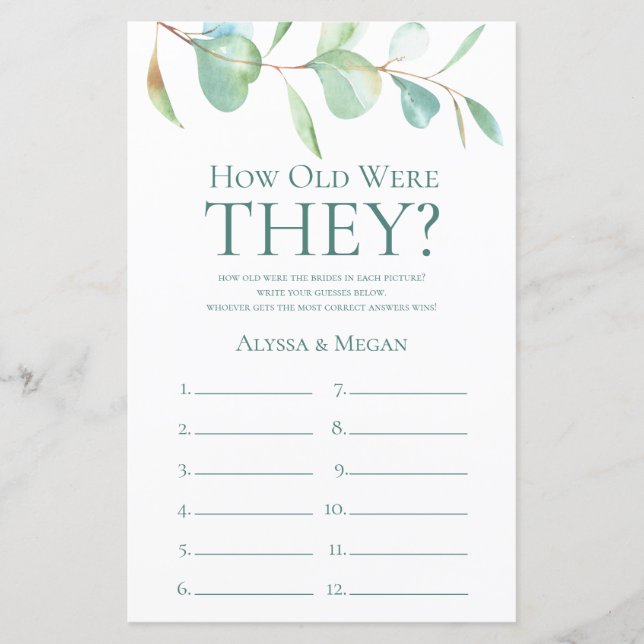 Quantos Anos Eles Eram Eucalyptus LGBTQ (Frente)