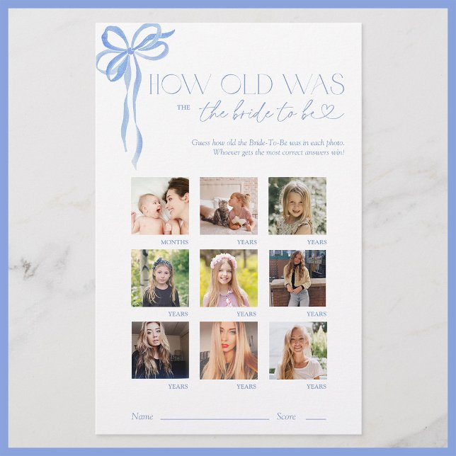 Quantos Anos Tinha a Noiva Jogo para Chá de Panela (Criador carregado)