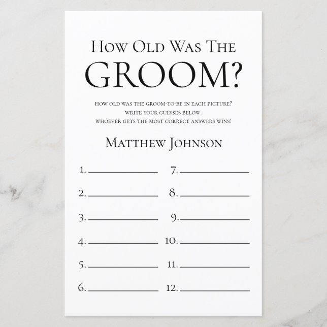 Quantos Anos Tinha O Amo? (Frente)