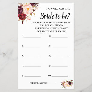 Quantos anos tinha o Cartão de Jogo de Chá das Flo