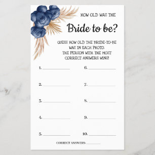 Quantos anos tinha o Cartão de Jogo do Chá Blue Fl