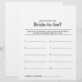 Quantos anos tinha o jogo de Chá de panela da Noiv