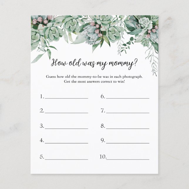 Quantos Anos Tinha O Meu Jogo De Chá de fraldas De (Frente)