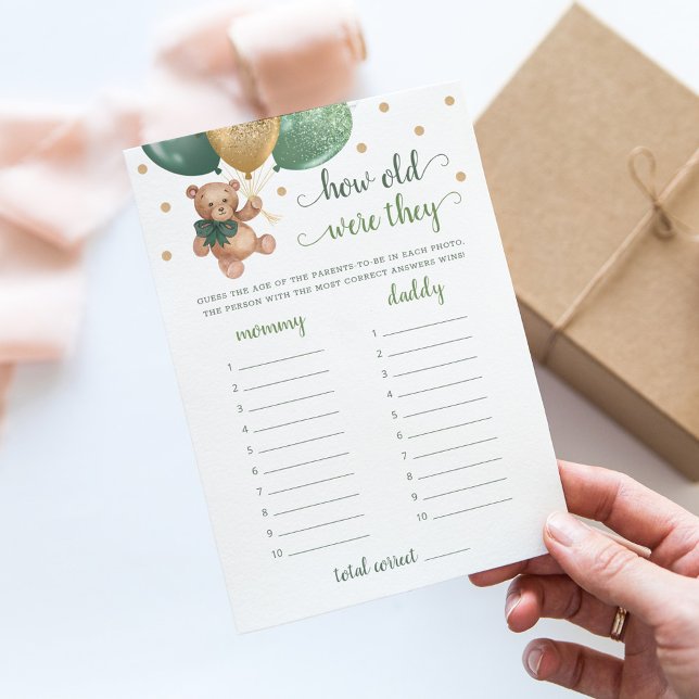 Quantos Anos Tinham O Cartão De Urso De Chá de fra (Criador carregado)