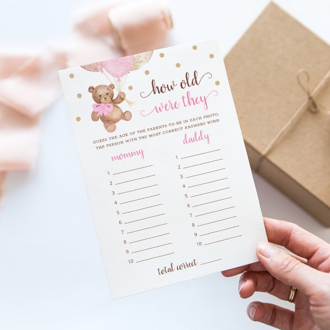 Quantos Anos Tinham O Cartão De Urso De Chá de fra (Criador carregado)