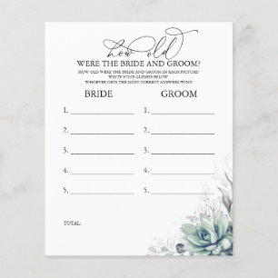 Quantos Anos Tinham O Jogo De BRIDE E GROOM