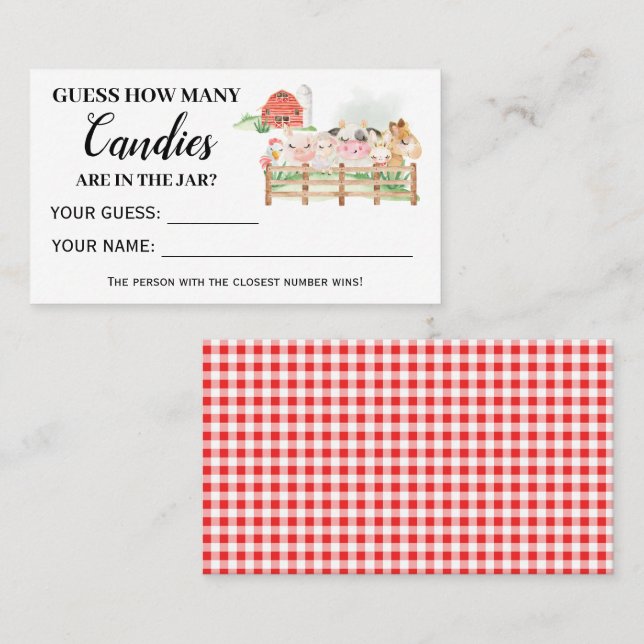 Quantos Cartões De Chá de fraldas Canais São Os An (Frente/Verso)