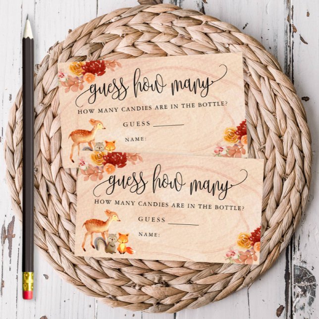 Quantos Cartões De Jogo Adivinham Os Animais Da Fl (A fun game for your baby shower!)