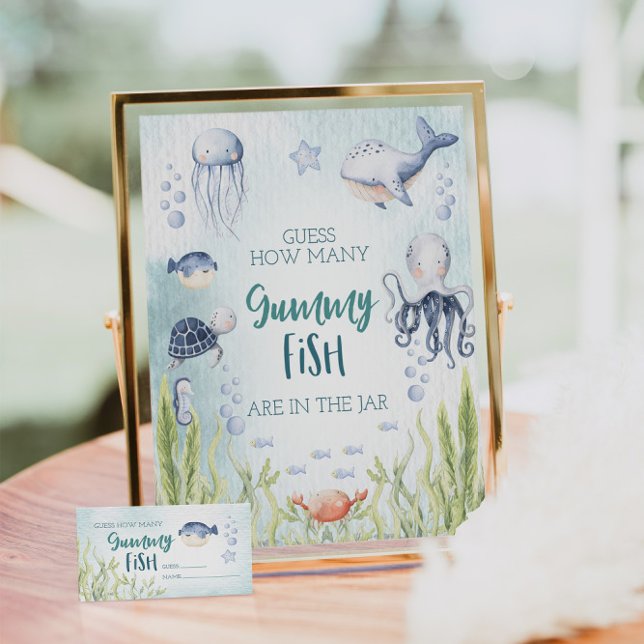 Quantos Cartões De Jogo De Chá de fraldas De Peixe (Criador carregado)