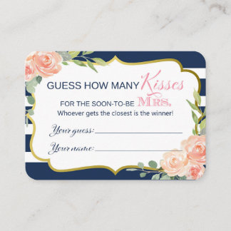 Quantos Kisses - Cartão de Adivinhação