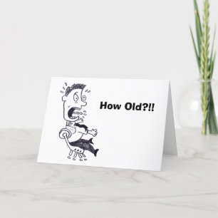 Quão Antigo Cartão de Aniversário