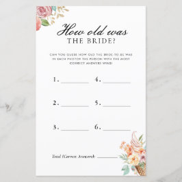 Quão Velho Era O Jogo De Chá de panela Da Noiva