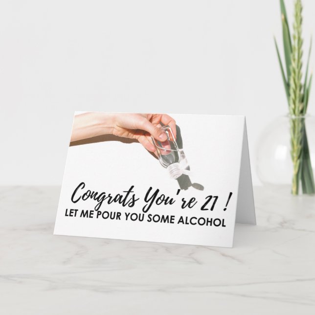 Quarentena 21 Cartão de Aniversário Engraçado Sani (Frente)