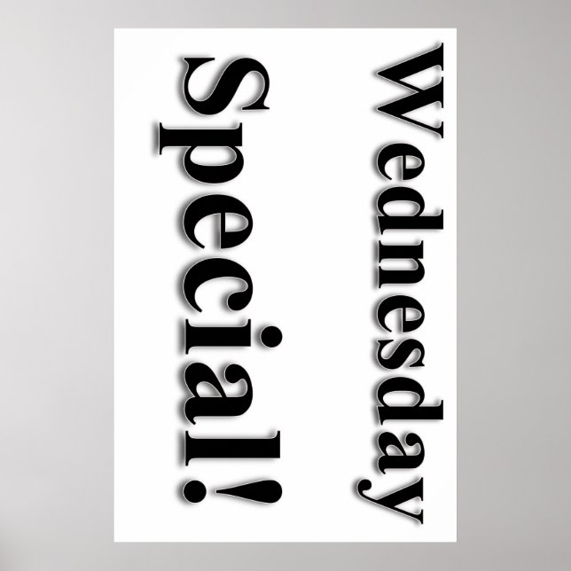 Quarta-feira Poster de beleza especial Salon (Frente)