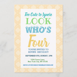 Quarto Aniversário do Convite