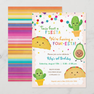 Quarto convite para o Taco de Aniversário - quatr