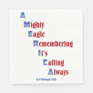 quarto de julho de papel guardanapos