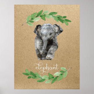 Quarto de meninos com impressão de elefante