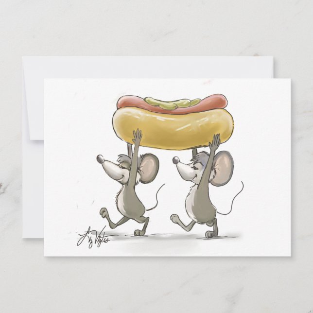 Quarto de Picnic/BBQ do Mic & do Mac de convites (Frente)