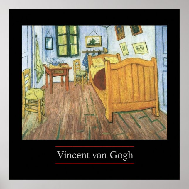 Quarto de Van Gogh em Arles Poster Impressão (Frente)