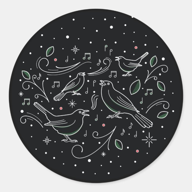 QUARTO DIA DE NATAL / Adesivos de Natal (Frente)