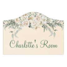 Quarto infantil floral rosa e verde fofo e elegant