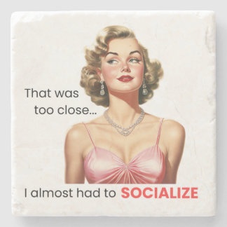 Quase tive que socializar a Porta copos de pedra