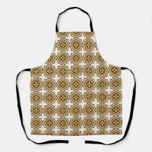 Quatrafoil Dourado do século médio Apron I