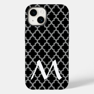 Quatrefoil Moods de Marrocos preto