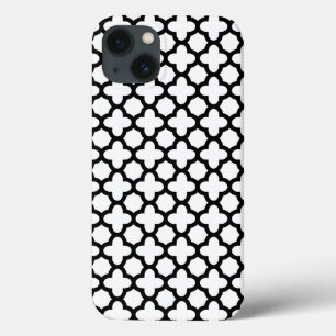Quatrefoil Preto e Branco