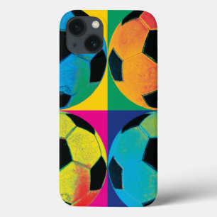 Quatro Bolas de Futebol em Cores Diferentes