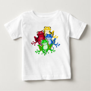 Quatro camisetas e presentes dos sapos