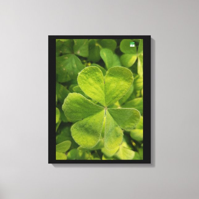 Quatro Canvas de Foto de Arte de Véu Folha (Frente)