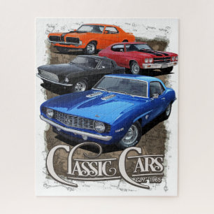 Quatro carros clássicos, Quebra-cabeça de serra gi