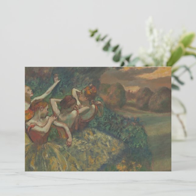 Quatro Dançarinas de Edgar Degas, Arte Fino de Bal (Em pé/Frente)