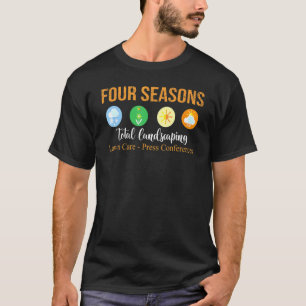 Quatro Épocas Total Paisagismo Camisetas Gráficas 