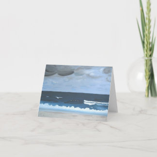 "Quatro meninas cartão no oceano" de justiça das