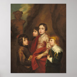 Quatro Meninos - Anthony van Dyck Fine Art Poster