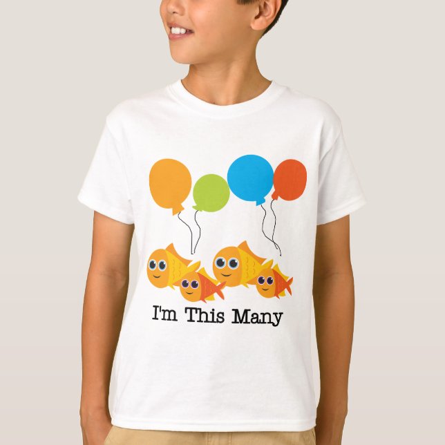 Quatro peixes sou tantos Camisetas e presentes (Frente)