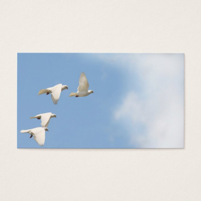 Quatro pombas de voo (Frente)