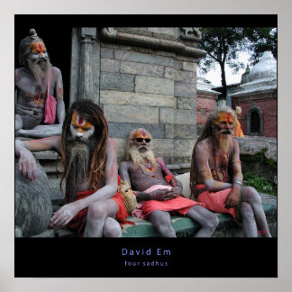 Quatro Sadhus Poster