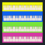 Quatro teclados - Poster de Pop<br><div class="desc">A pop art era grande nos anos 60 e 70. Este design de teclado de arte Pop consiste em quatro teclados de órgão/piano no que diz respeito à forma de arte. Clique em qualquer um dos ícones de poster abaixo para ver esse poster em formato maior.</div>