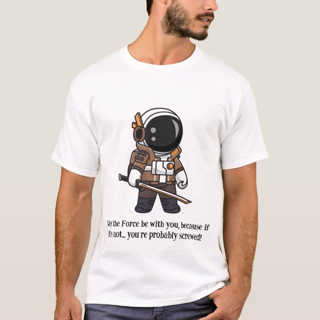 Que A Força Esteja Com Você - Camisa T (Frente)